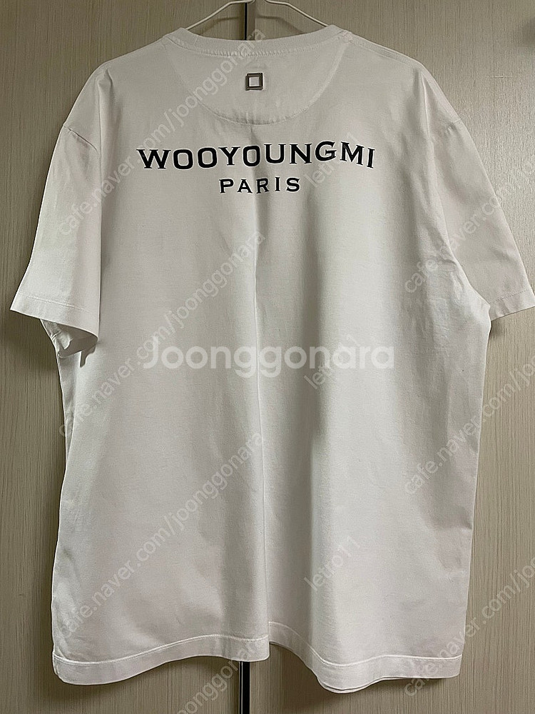 우영미 24ss 백로고 반팔 50사이즈--1