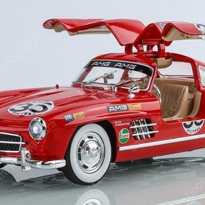 1:24 벤츠 300SL 데칼버젼 레드 다이캐스트 박스