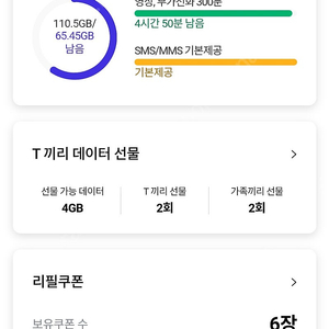 skt 데이터 2기가 팝니다 (전부)