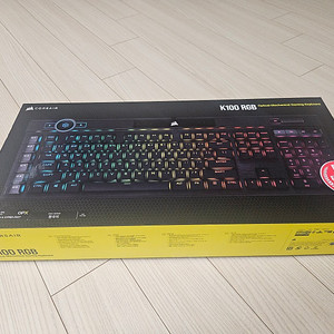 커세어 K100 RGB PBT OPX 키보드 광적축 판매합니다