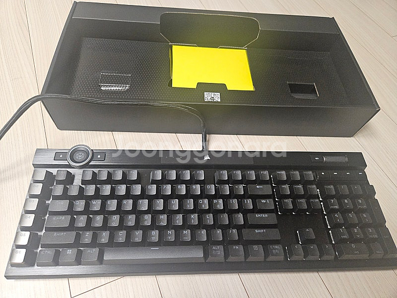 커세어 K100 RGB PBT OPX 키보드 광적축 판...--3