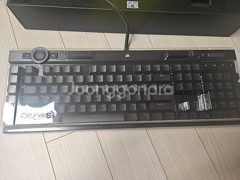 커세어 K100 RGB PBT OPX 키보드 광적축 판...--4