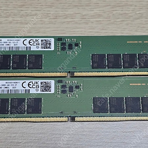 삼성 ddr5 5600 16기가 2개 팔아요