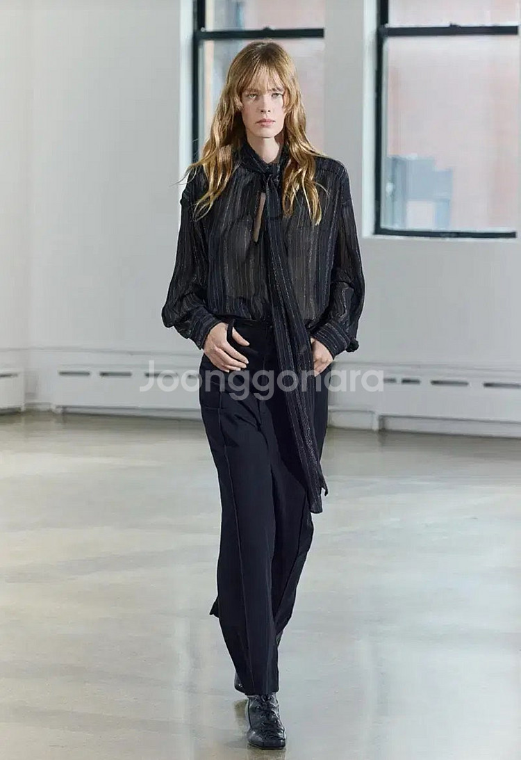zara 자라 zw 컬렉션 리본블라우스--0