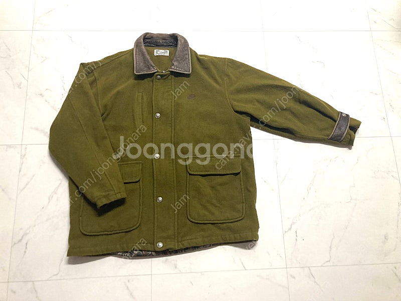 90s 나이키 삼나스포츠 울 코트 자켓 100-105--1