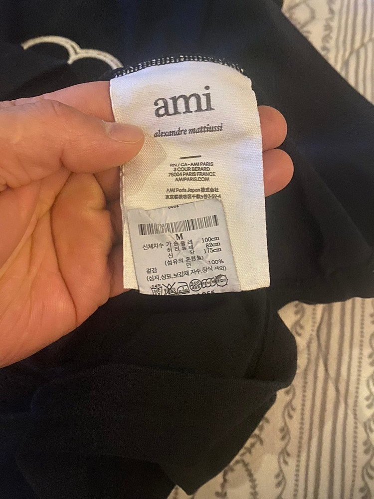 아미 빅 하트 로고 반팔티 M 이미지