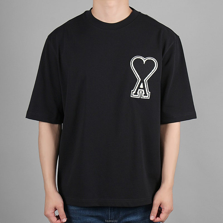 아미 빅 하트 로고 반팔티 M 이미지