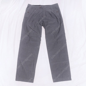 아르마니 (ARMANI) 그레이 스트라이프 코튼 슬렉스 팬츠 (29-30)