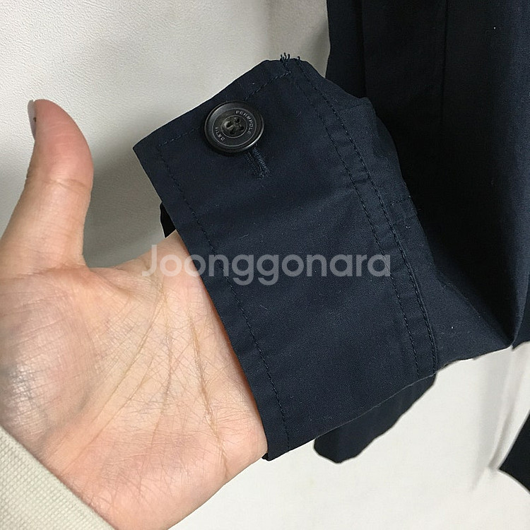 빈폴 레이디스 네이비 벨트 트렌치코트 90 / 랑방 마...--4