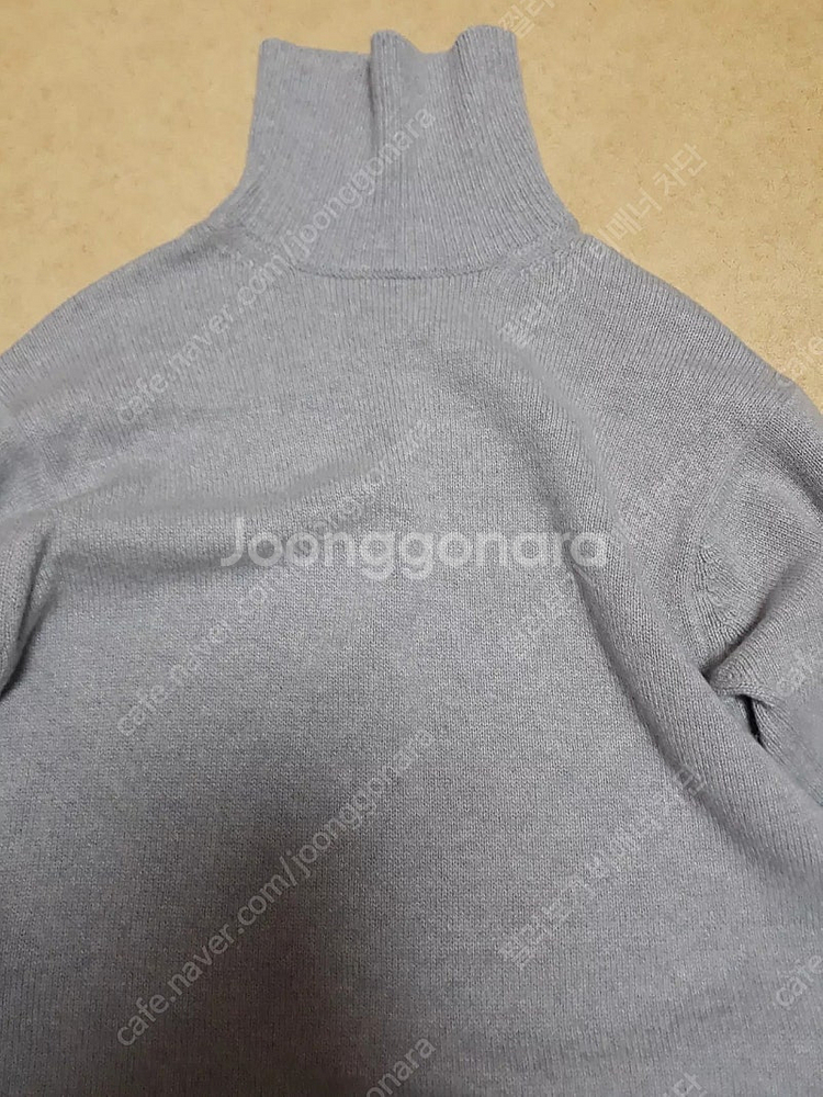 더캐시미어 캐시미어100 니트 원피스85 S--3