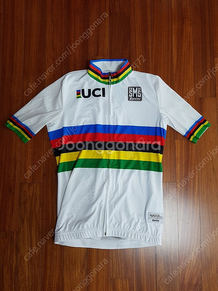 산티니 월드 챔피언 UCI 레인보우 저지 M사이즈 새제...--0