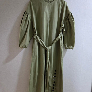 미미씨엘 원피스 카키 button dress