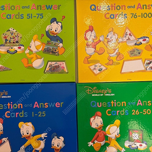 월팸 디즈니월드잉글리쉬 월드패밀리 Question and answer cards