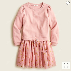 (L사이즈.10사이즈) 제이크루 jcrew 분홍 기모 샤샤 스커트 원피스