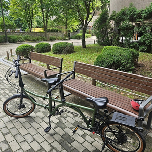 접이식 2인용 자전거