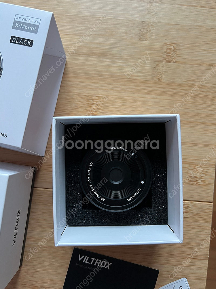 빌트록스 AF 28mm f4.5 블랙 후지 바디캡렌즈--2