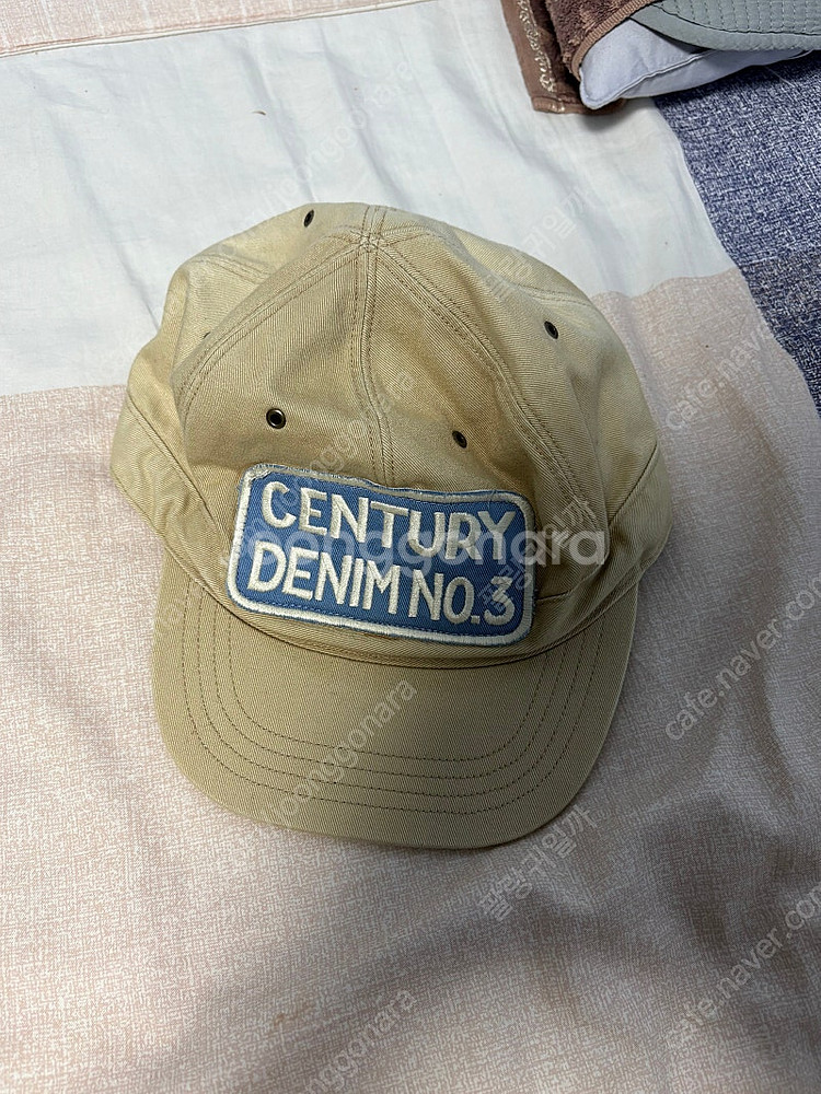 캐피탈 KAPITAL 센츄리 데님 캡 베이지--0