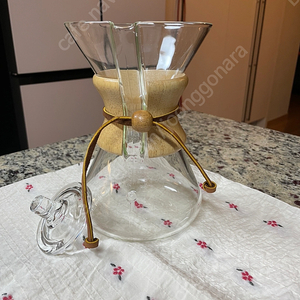 Chemex 핸드블로운 드리퍼 CM-3 & 뚜껑