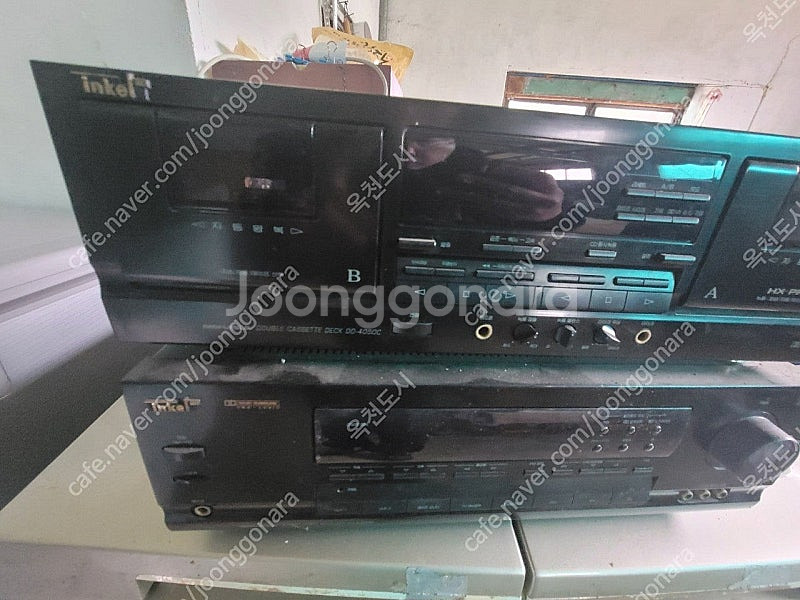 인켈 . 리시버앰프 rv-5020r , 더블 카세트데크...--3