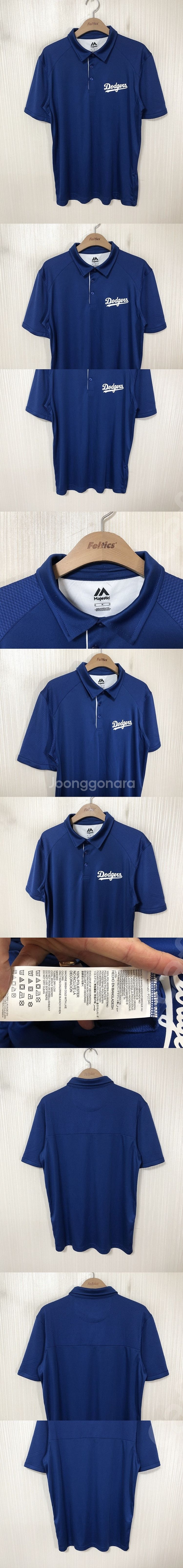 MLB 마제스틱 LA 다져스 폴로티셔츠 M--0