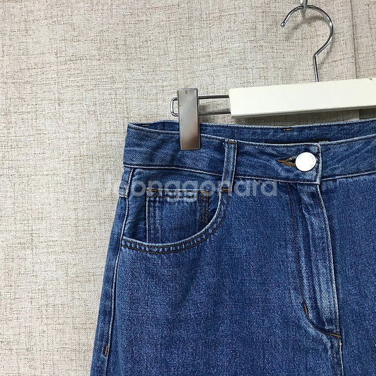 질스튜어트 뉴욕 23 우먼 워싱 와이드 데님 팬츠 27--2