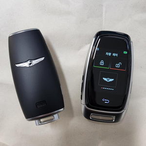 [판매] 제네시스 G70, G80, G90, GV60, GV80 차량키 모든 연식대상 디지털 디스플레이키로 외형 튜닝 컨버젼 업그레이드 개조 제작