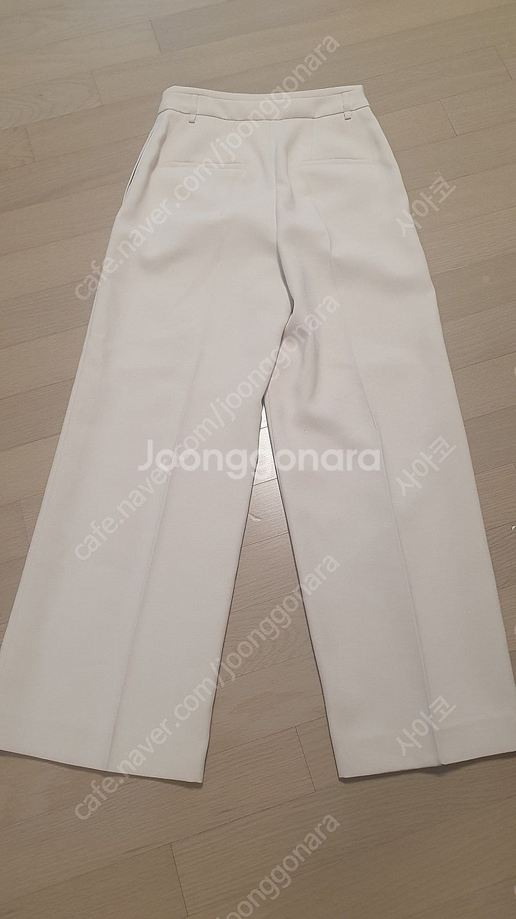 (새상품)오브제 아이보리 와이드 팬츠 슬랙스/ 랑방 타...--2