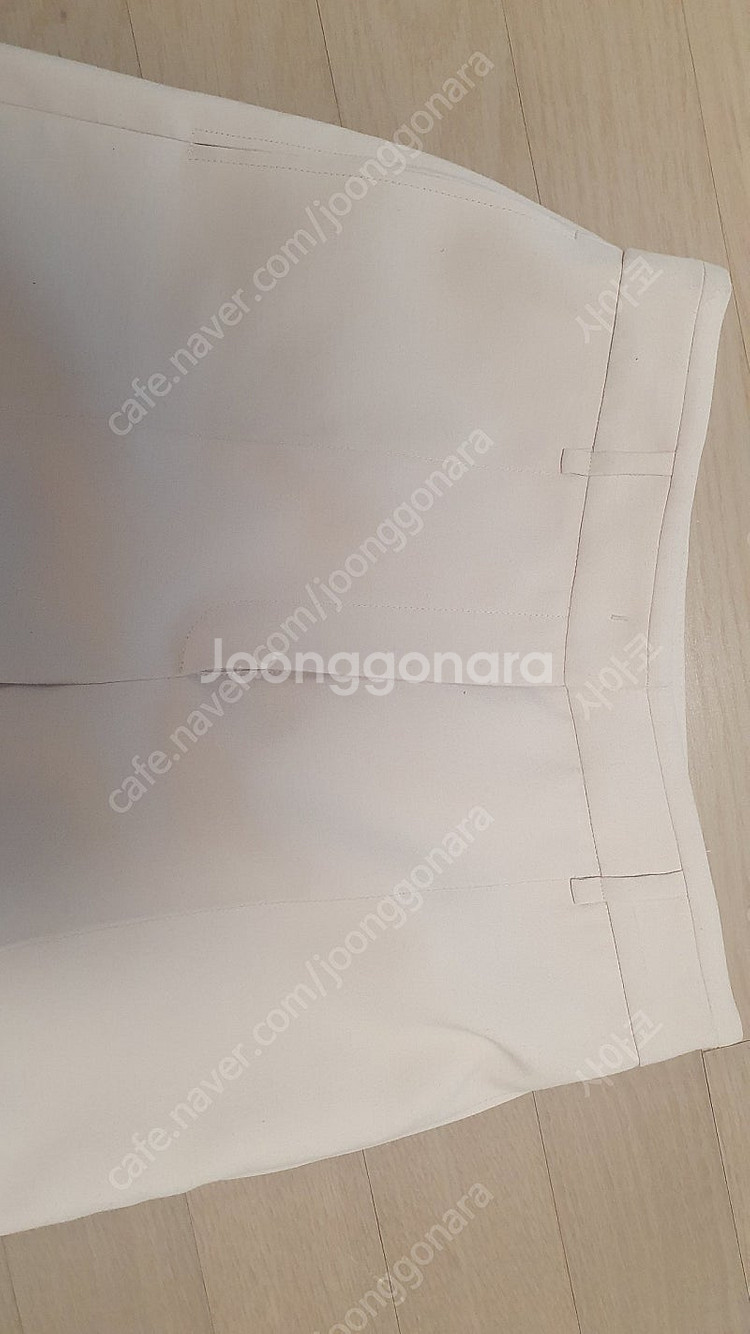 (새상품)오브제 아이보리 와이드 팬츠 슬랙스/ 랑방 타...--5