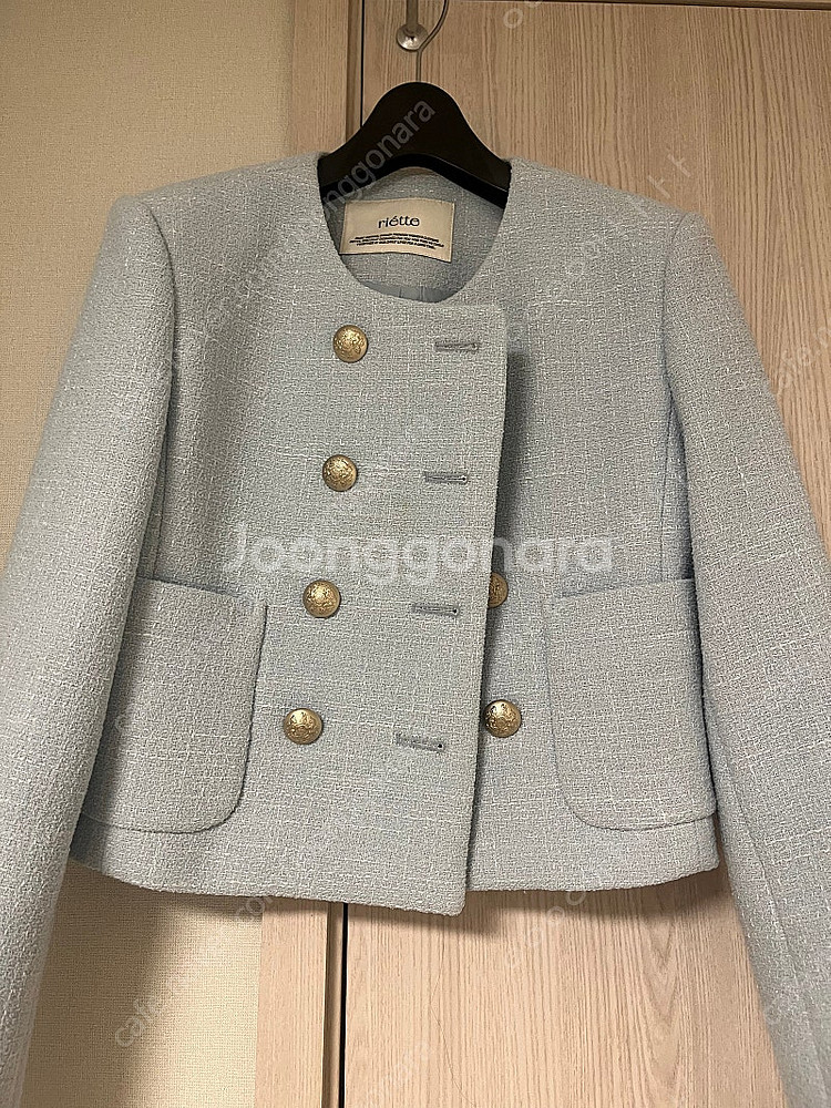 리에뜨 멜 트위드 자켓--2