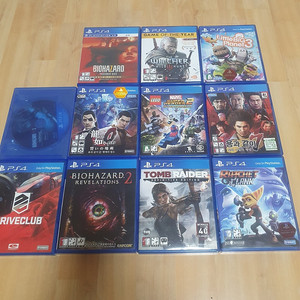 PS4 타이틀 바이오하자드 7 골드, 용과 같이 0 등 판매합니다.