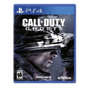ps4 콜오브듀티 고스트 cd 타이틀