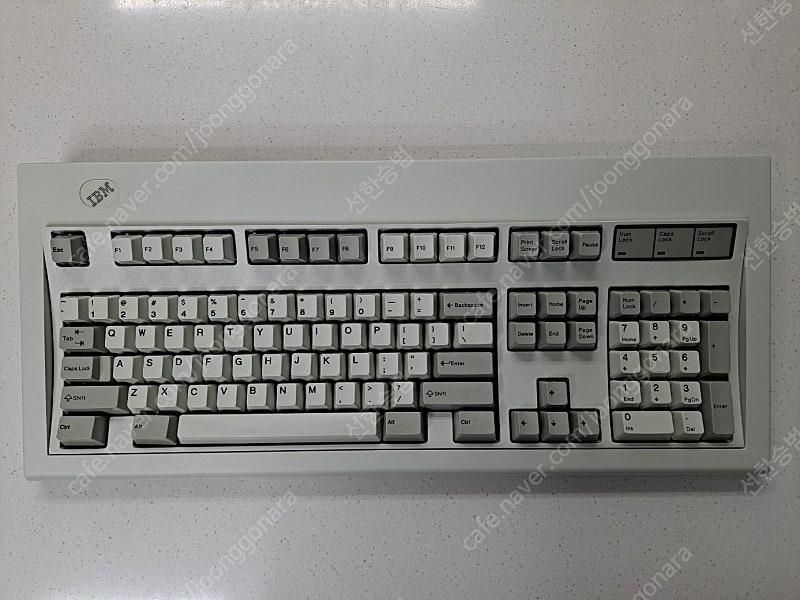 IBM Model M (1987년 생산 그레이 라벨) 키보드 USB 포트 개조된 것 판매합니다.--1