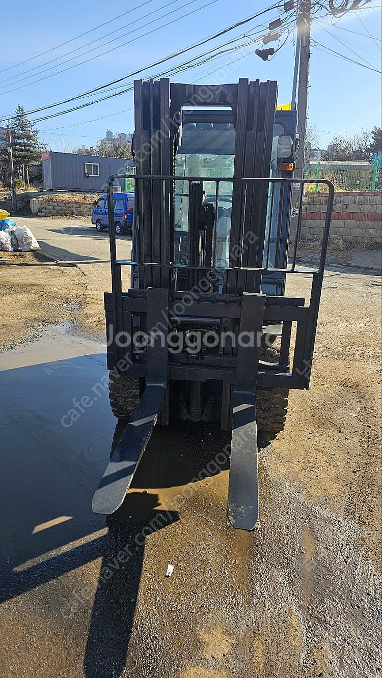 디젤지게차 3톤 3단 두산 사이드쉬프트 차량상태좋음--1