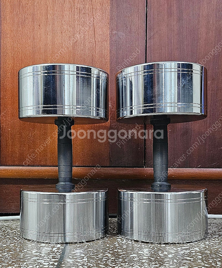 파워헬스(국산) 크롬아령/덤벨 25kg 두개/광주광역시...--0