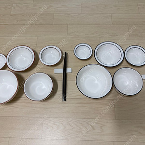 에센 홈세트 14pcs 식기세트 2인세트 그릇세트