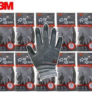 3M 슈퍼그립 코팅장갑 100장 (S,M,L)