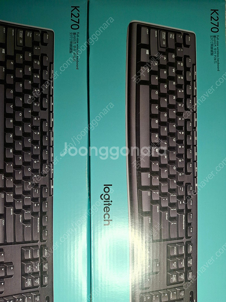 로지텍 k270 무선 블루투스 키보드 2개 무료배송--2