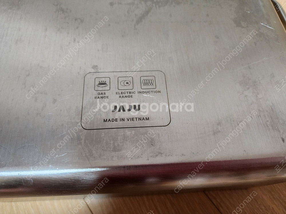 JAJU 스텐 인덕션겸용 정사각팬. 스테인레스. 주방 ...--8