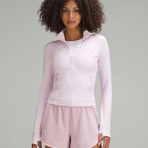 룰루레몬 디파인 크롭 자켓 딸기우유 핑크 4사이즈 lululemon define cropped jacket meadowsweetpink
