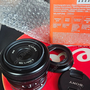 소니 FE 50mm f2.5G 50g렌즈 판매합니다