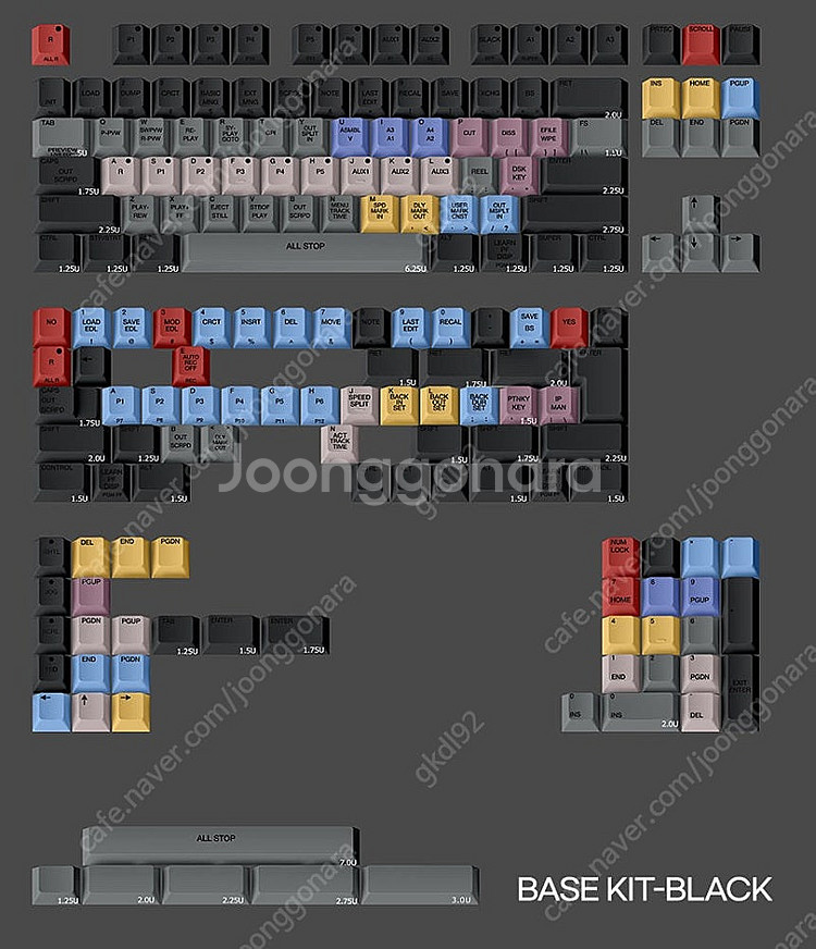 FBB S9000 키캡 베이스킷(블랙 베이스)--0