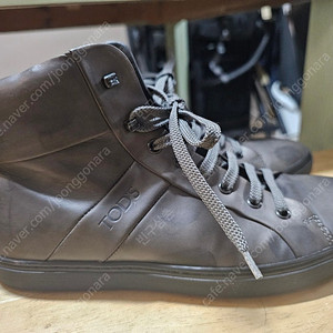 TOD'S 토즈 남성 레더 하이탑 스니커즈