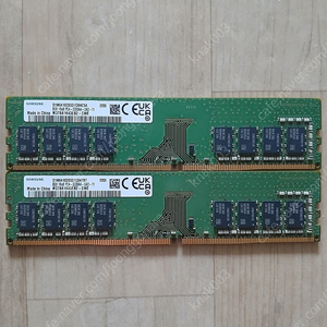 삼성 DDR4 3200 두장 일괄 판매합니;다.