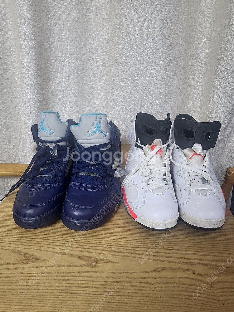 조던6레트로 인프라레드 화이트 , 조던5미드나잇블루 (...--0