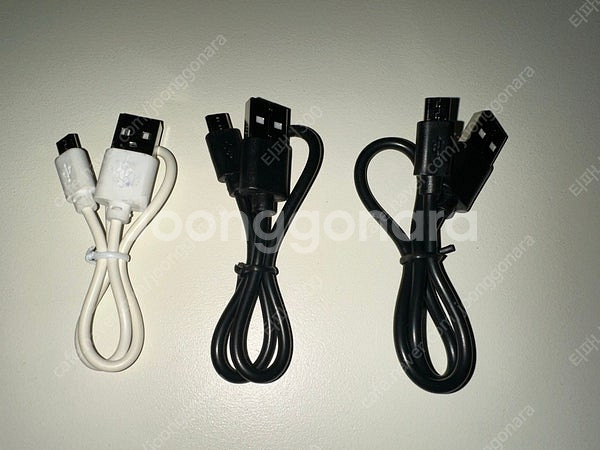 [신품] USB 마이크로5핀 충전케이블 (30cm)--0