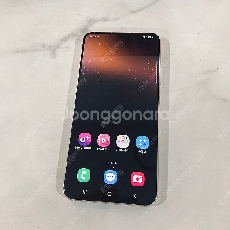 갤럭시 S22플러스 로즈핑크 256기가 무잔상! 매우깨...--2