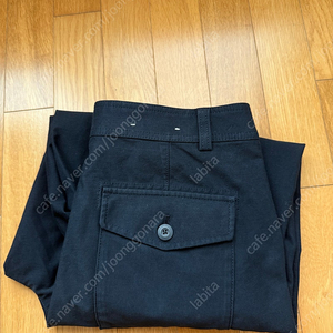 유니클로 저지배럴팬츠 네이비 xl