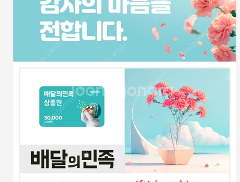 배달의민족 3만원--0