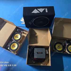 AVI SQ6.5C 스피커 AVI 앰프일체형 서브우퍼 SW-D10 무스웨이 m4 일괄 팝니다