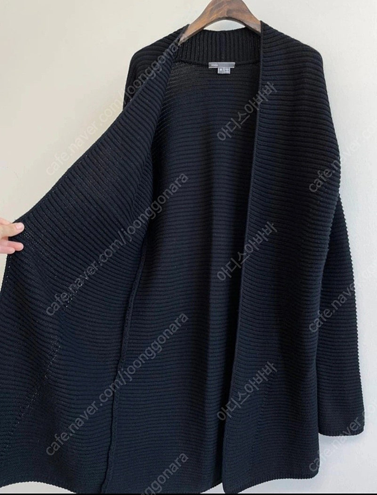 빈스 블랙 가디건 M(44~넉넉 55) 이미지